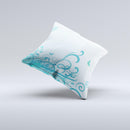 Escaping Butterfly Floral ink-Fuzed Decorative Throw Pillow