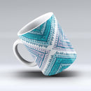 The-Ethnic-Aztec-Blue-and-Pink-Point-ink-fuzed-Ceramic-Coffee-Mug