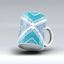 The-Ethnic-Aztec-Blue-and-Pink-Point-ink-fuzed-Ceramic-Coffee-Mug