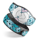 Ethnic Aztec Blue and Pink Point - Decal Skin Wrap Kit for the Disney Magic Band