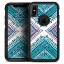 Ethnic Aztec Blue and Pink Point - Skin Kit for the iPhone OtterBox Cases