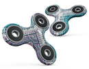 Ethnic Aztec Blue and Pink Point Full-Body Fidget Spinner Skin-Kit