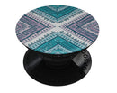 Ethnic Aztec Blue and Pink Point - Skin Kit for PopSockets and other Smartphone Extendable Grips & Stands
