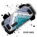 Ethnic Aztec Blue and Pink Point // Vinyl Skin Wrap for Steam Deck OLED & Steam Deck (LCD) — Soft Matte or Ultra Gloss