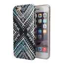 Ethnic Aztec Navy Point iPhone 6/6s or 6/6s Plus 2-Piece Hybrid INK-Fuzed Case