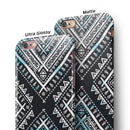 Ethnic Aztec Navy Point iPhone 6/6s or 6/6s Plus 2-Piece Hybrid INK-Fuzed Case