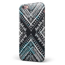 Ethnic Aztec Navy Point iPhone 6/6s or 6/6s Plus 2-Piece Hybrid INK-Fuzed Case