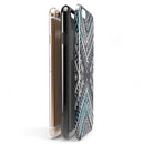 Ethnic Aztec Navy Point iPhone 6/6s or 6/6s Plus 2-Piece Hybrid INK-Fuzed Case