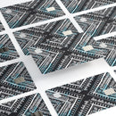 Ethnic Aztec Navy Point - Premium Protective Decal Skin-Kit for the Apple Credit Card