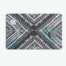 Ethnic Aztec Navy Point - Premium Protective Decal Skin-Kit for the Apple Credit Card
