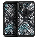 Ethnic Aztec Navy Point - Skin Kit for the iPhone OtterBox Cases