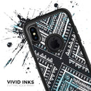 Ethnic Aztec Navy Point - Skin Kit for the iPhone OtterBox Cases