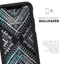 Ethnic Aztec Navy Point - Skin Kit for the iPhone OtterBox Cases