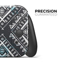 Ethnic Aztec Navy Point // Skin Decal Wrap Kit for Nintendo Switch Console & Dock, Joy-Cons, Pro Controller, Lite, 3DS XL, 2DS XL, DSi, or Wii - Vinyl Skin Wrap for Nintendo Switch 2, OLED, Lite, Pro Controller, Wii & Classic Handhelds