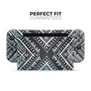 Ethnic Aztec Navy Point // Skin Decal Wrap Kit for Nintendo Switch Console & Dock, Joy-Cons, Pro Controller, Lite, 3DS XL, 2DS XL, DSi, or Wii - Vinyl Skin Wrap for Nintendo Switch 2, OLED, Lite, Pro Controller, Wii & Classic Handhelds