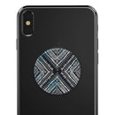 Ethnic Aztec Navy Point - Skin Kit for PopSockets and other Smartphone Extendable Grips & Stands