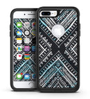 Ethnic Aztec Navy Point - iPhone 7 or 7 Plus Commuter Case Skin Kit
