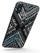 Ethnic Aztec Navy Point - iPhone X Skin-Kit