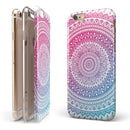 Ethnic Indian Tie-Dye Circle iPhone 6/6s or 6/6s Plus 2-Piece Hybrid INK-Fuzed Case