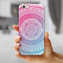 Ethnic Indian Tie-Dye Circle iPhone 6/6s or 6/6s Plus 2-Piece Hybrid INK-Fuzed Case