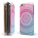 Ethnic Indian Tie-Dye Circle iPhone 6/6s or 6/6s Plus 2-Piece Hybrid INK-Fuzed Case