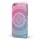 Ethnic Indian Tie-Dye Circle iPhone 6/6s or 6/6s Plus 2-Piece Hybrid INK-Fuzed Case