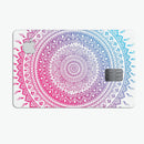 Ethnic Indian Tie-Dye Circle - Premium Protective Decal Skin-Kit for the Apple Credit Card