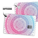 Ethnic Indian Tie-Dye Circle - Premium Protective Decal Skin-Kit for the Apple Credit Card