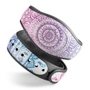 Ethnic Indian Tie-Dye Circle - Decal Skin Wrap Kit for the Disney Magic Band