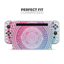 Ethnic Indian Tie-Dye Circle // Skin Decal Wrap Kit for Nintendo Switch Console & Dock, Joy-Cons, Pro Controller, Lite, 3DS XL, 2DS XL, DSi, or Wii - Vinyl Skin Wrap for Nintendo Switch 2, OLED, Lite, Pro Controller, Wii & Classic Handhelds