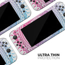 Ethnic Indian Tie-Dye Circle // Skin Decal Wrap Kit for Nintendo Switch Console & Dock, Joy-Cons, Pro Controller, Lite, 3DS XL, 2DS XL, DSi, or Wii - Vinyl Skin Wrap for Nintendo Switch 2, OLED, Lite, Pro Controller, Wii & Classic Handhelds