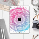 Ethnic Indian Tie-Dye Circle - Full Body Skin Decal for the Apple iPad Pro 12.9", 11", 10.5", 9.7", Air or Mini (All Models Available)
