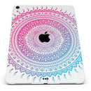 Ethnic Indian Tie-Dye Circle - Full Body Skin Decal for the Apple iPad Pro 12.9", 11", 10.5", 9.7", Air or Mini (All Models Available)