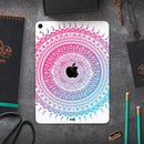 Ethnic Indian Tie-Dye Circle - Full Body Skin Decal for the Apple iPad Pro 12.9", 11", 10.5", 9.7", Air or Mini (All Models Available)