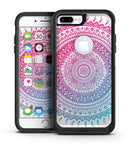 Ethnic Indian Tie-Dye Circle - iPhone 7 or 7 Plus Commuter Case Skin Kit