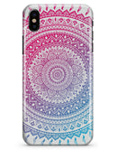 Ethnic Indian Tie-Dye Circle - iPhone X Clipit Case