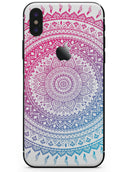 Ethnic Indian Tie-Dye Circle - iPhone X Skin-Kit