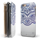 Ethnic Indian Vector Ornament iPhone 6/6s or 6/6s Plus 2-Piece Hybrid INK-Fuzed Case