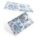 Ethnic Navy Seamless Aztec Elephant - Premium Protective Decal Skin-Kit for the Apple Credit Card