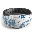 Ethnic Navy Seamless Aztec Elephant - Decal Skin Wrap Kit for the Disney Magic Band