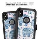 Ethnic Navy Seamless Aztec Elephant - Skin Kit for the iPhone OtterBox Cases
