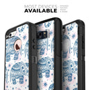 Ethnic Navy Seamless Aztec Elephant - Skin Kit for the iPhone OtterBox Cases