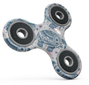 Ethnic Navy Seamless Aztec Elephant Full-Body Fidget Spinner Skin-Kit