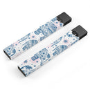 Ethnic Navy Seamless Aztec Elephant - Premium Decal Protective Skin-Wrap Sticker compatible with the Juul Labs vaping device