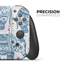 Ethnic Navy Seamless Aztec Elephant // Skin Decal Wrap Kit for Nintendo Switch Console & Dock, Joy-Cons, Pro Controller, Lite, 3DS XL, 2DS XL, DSi, or Wii - Vinyl Skin Wrap for Nintendo Switch 2, OLED, Lite, Pro Controller, Wii & Classic Handhelds