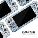 Ethnic Navy Seamless Aztec Elephant // Skin Decal Wrap Kit for Nintendo Switch Console & Dock, Joy-Cons, Pro Controller, Lite, 3DS XL, 2DS XL, DSi, or Wii - Vinyl Skin Wrap for Nintendo Switch 2, OLED, Lite, Pro Controller, Wii & Classic Handhelds