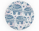 Ethnic Navy Seamless Aztec Elephant - Skin Kit for PopSockets and other Smartphone Extendable Grips & Stands