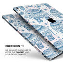 Ethnic Navy Seamless Aztec Elephant - Full Body Skin Decal for the Apple iPad Pro 12.9", 11", 10.5", 9.7", Air or Mini (All Models Available)