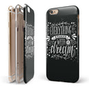 Everything Starts with a Dream iPhone 6/6s or 6/6s Plus 2-Piece Hybrid INK-Fuzed Case