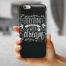 Everything Starts with a Dream iPhone 6/6s or 6/6s Plus 2-Piece Hybrid INK-Fuzed Case
